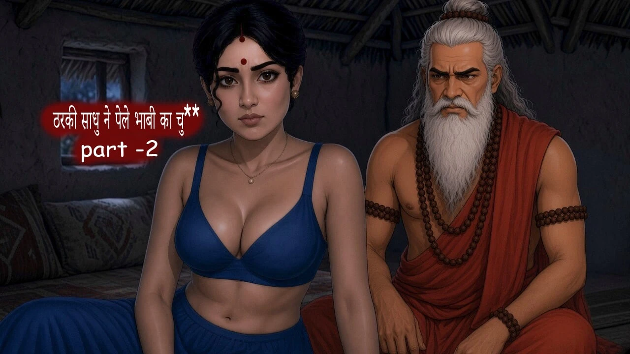 Tharki Sadhu Visits Desi Bhabhi Alone in Home – New Hot Web Series MILF
